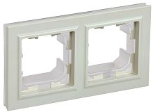 Рамка универсальная IEK Brite РУ-2-БрКр-44 2-м. IP44 бежевый картинка